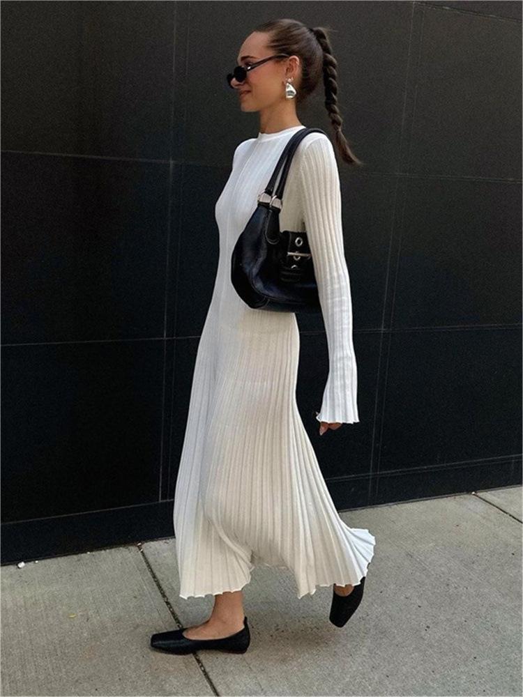 Autumn New Long-Sleeved Knit Midi Dress (Buy 2, Get Free Shipping)