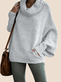 Women's Cowl Neck Pullover Sweaters with Pockets (Buy 2 Get Free Shipping)