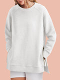 Women's Side Zipper Oversized Sweatshirt (Buy 2 Get Free Shipping)
