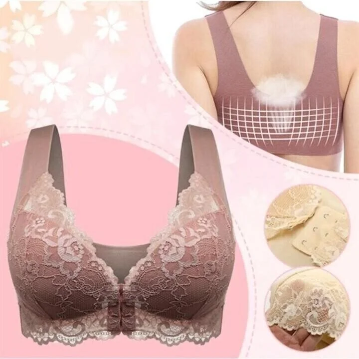 💕Buy 1 Get 1 Free💕 Front Closure 5D Shaping Push-Up Comfy Wireless Bra