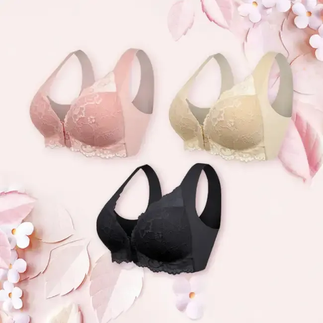 💕Buy 1 Get 1 Free💕 Front Closure 5D Shaping Push-Up Comfy Wireless Bra