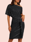 Women's Off-Shoulder Sequin Bodycon Dress (Buy 2, Get Free Shipping)