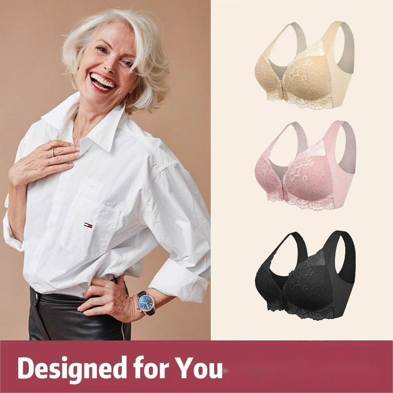 💕Buy 1 Get 1 Free💕 Front Closure 5D Shaping Push-Up Comfy Wireless Bra