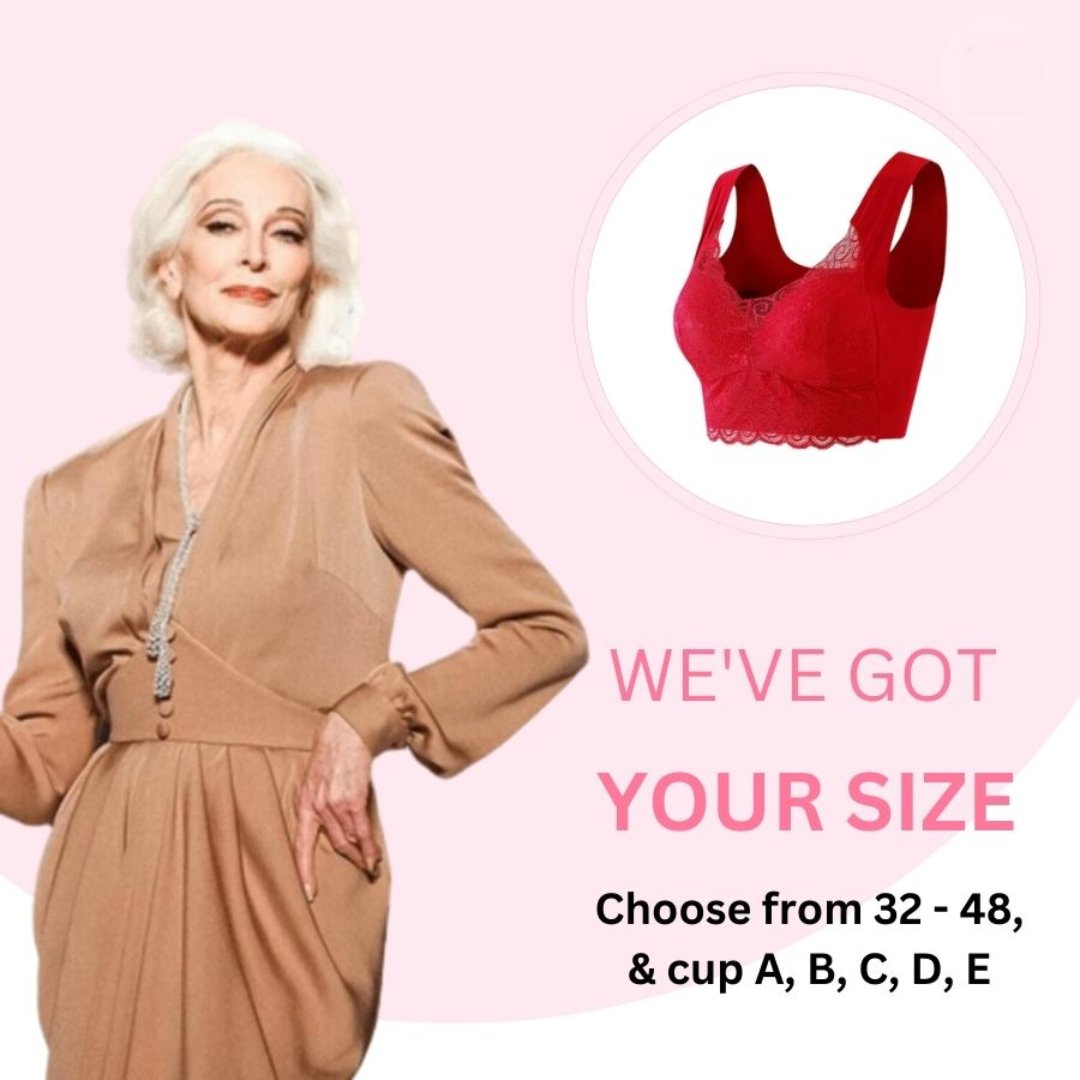 🔥Last Day Buy 1 Get 2 Free😍-Seamless Wireless Lace Push-Up Bra
