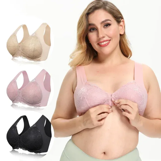 💕Buy 1 Get 1 Free💕 Front Closure 5D Shaping Push-Up Comfy Wireless Bra