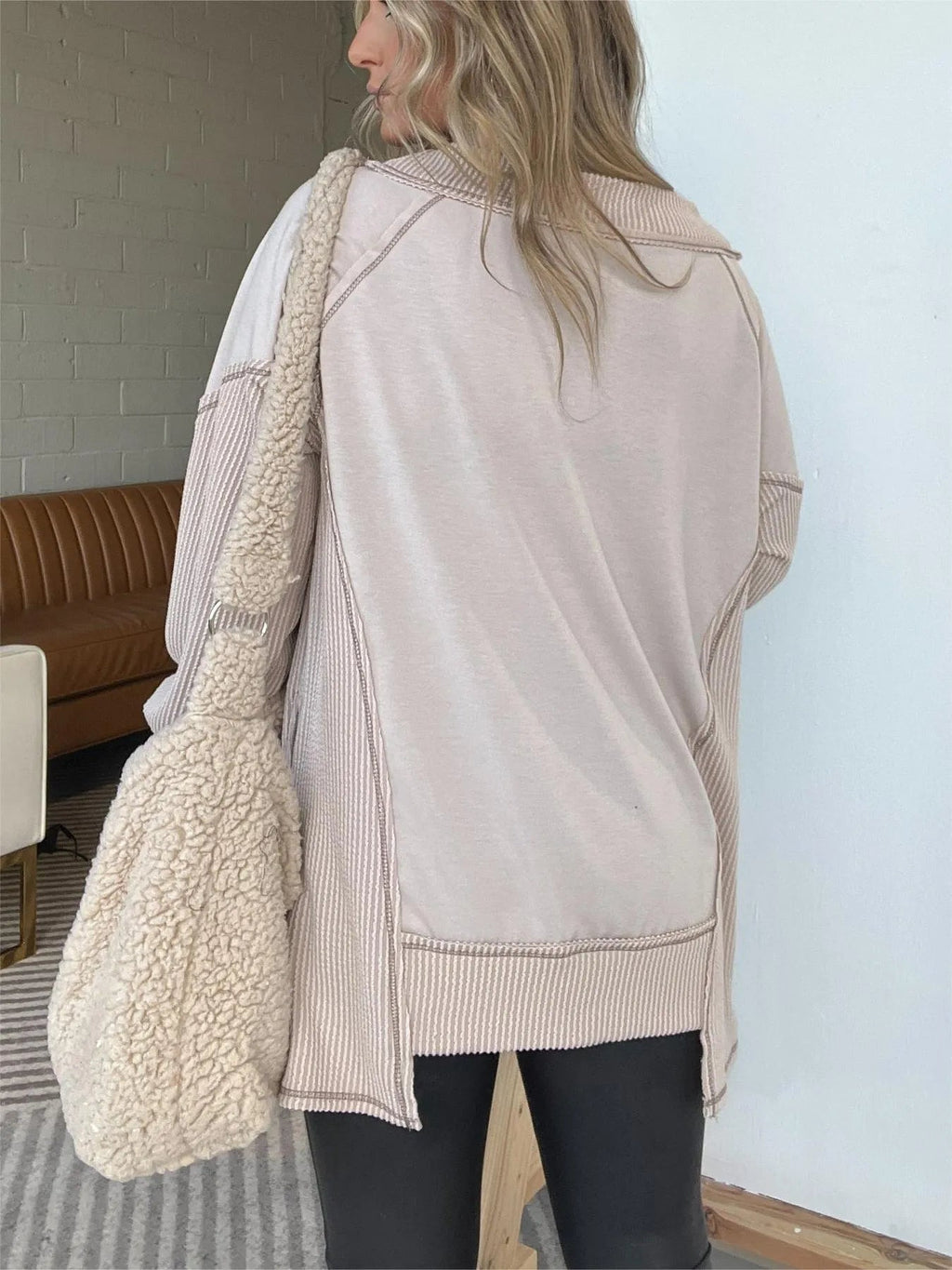 Women's V-Neck Loose Long Sleeve Top (Buy 2 Get Free Shipping)