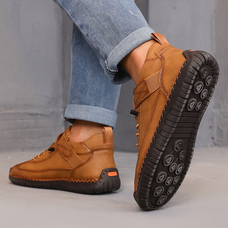 Men's Handmade Leather Orthopedic Comfortable Shoes