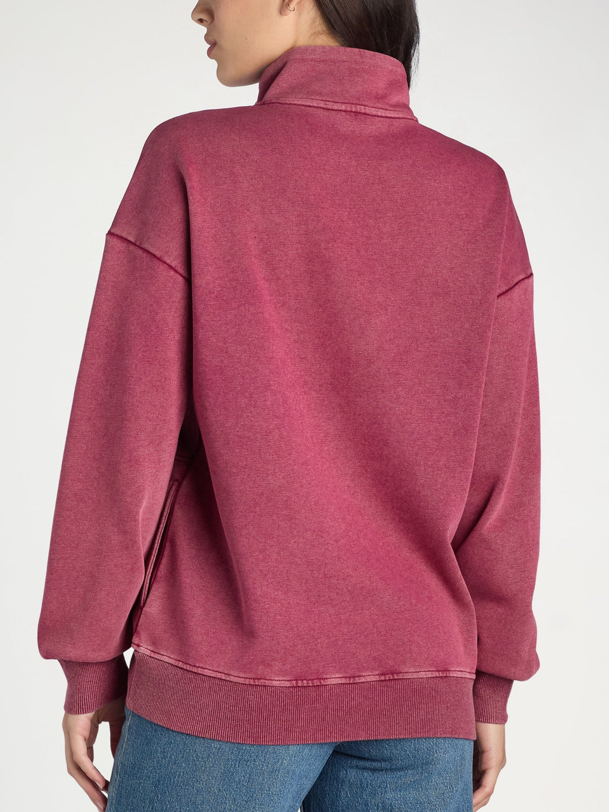Mock Neck Henley Pullover Sweatshirt (Buy 2, Get Free Shipping)