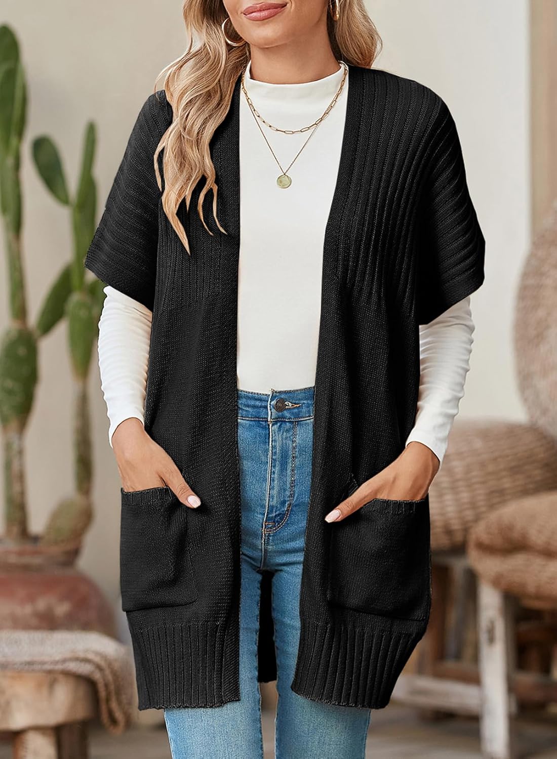 Women's Lightweight Short Sleeve Knitted Cardigan (Buy 2, Get Free Shipping)