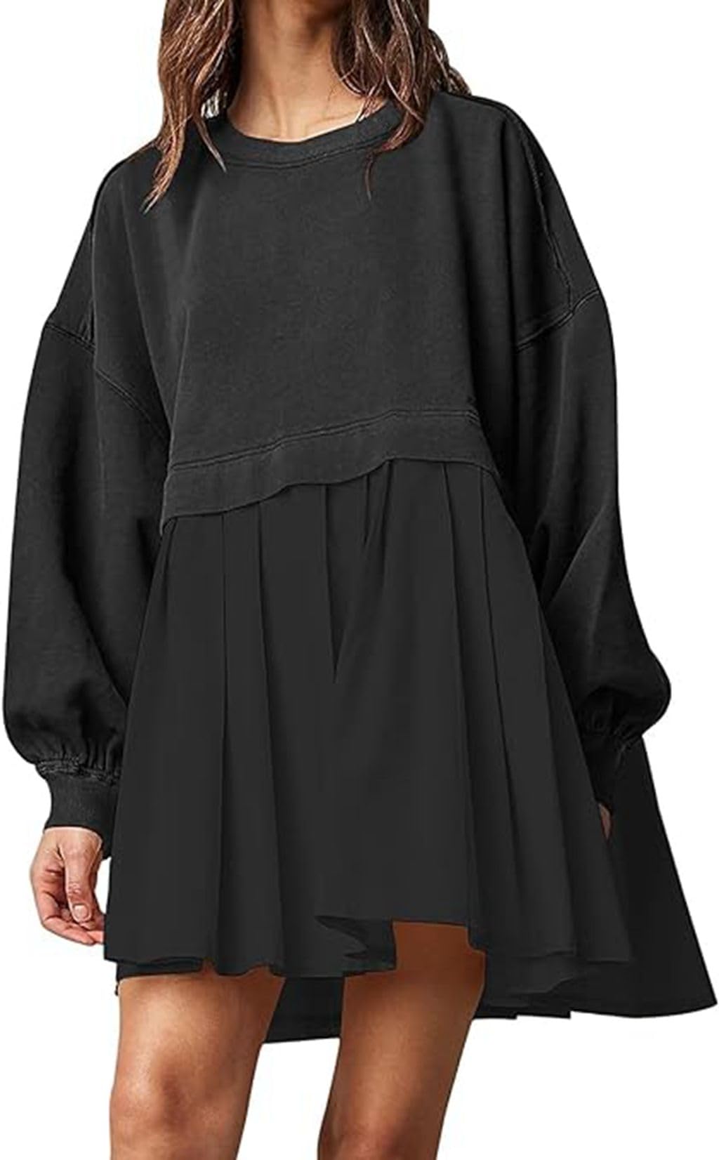 新款女士宽松卫衣裙（两件包邮）