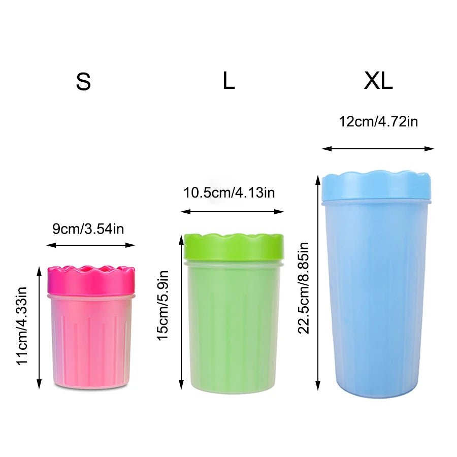 Pet Paw Cleaner (Cup with Silicone Brush)