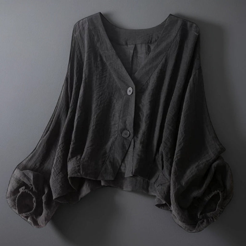Shuhui - Premium Linen Blouse
