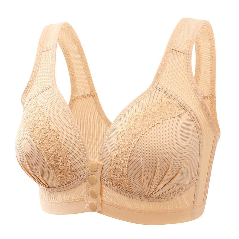 💕BUY 1 GET 2 FREE💕-2024 Front-Closure Breathable Skin-Friendly Cotton Bra