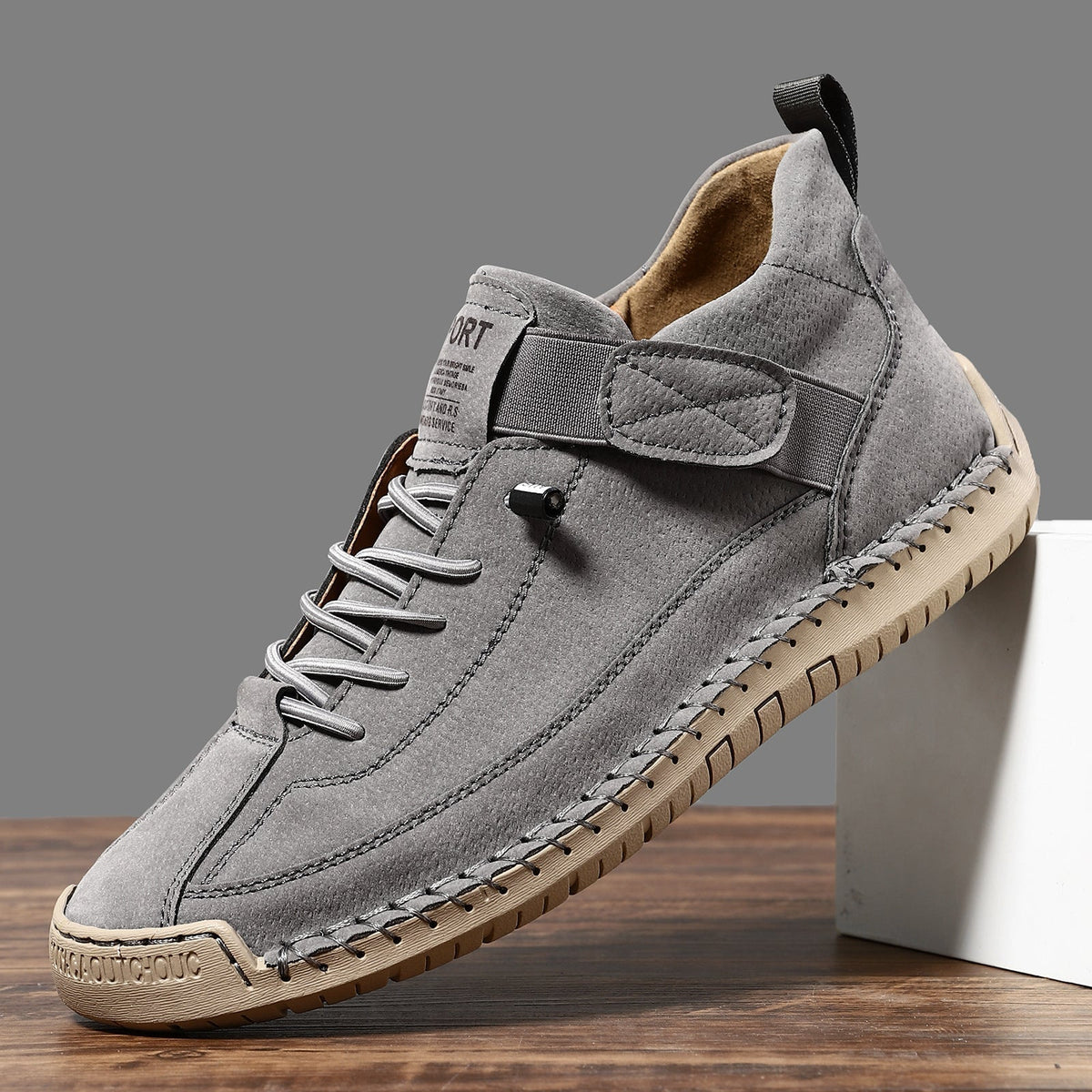 Men's Handmade Leather Orthopedic Comfortable Shoes