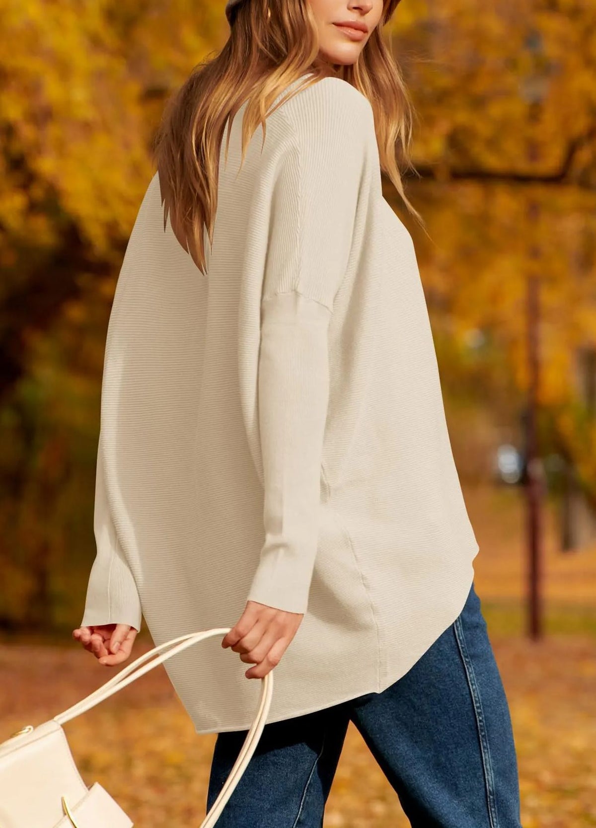 Women's Dolman Sleeve Knitted Pullover Sweater (Buy 2 Get Free Shipping)